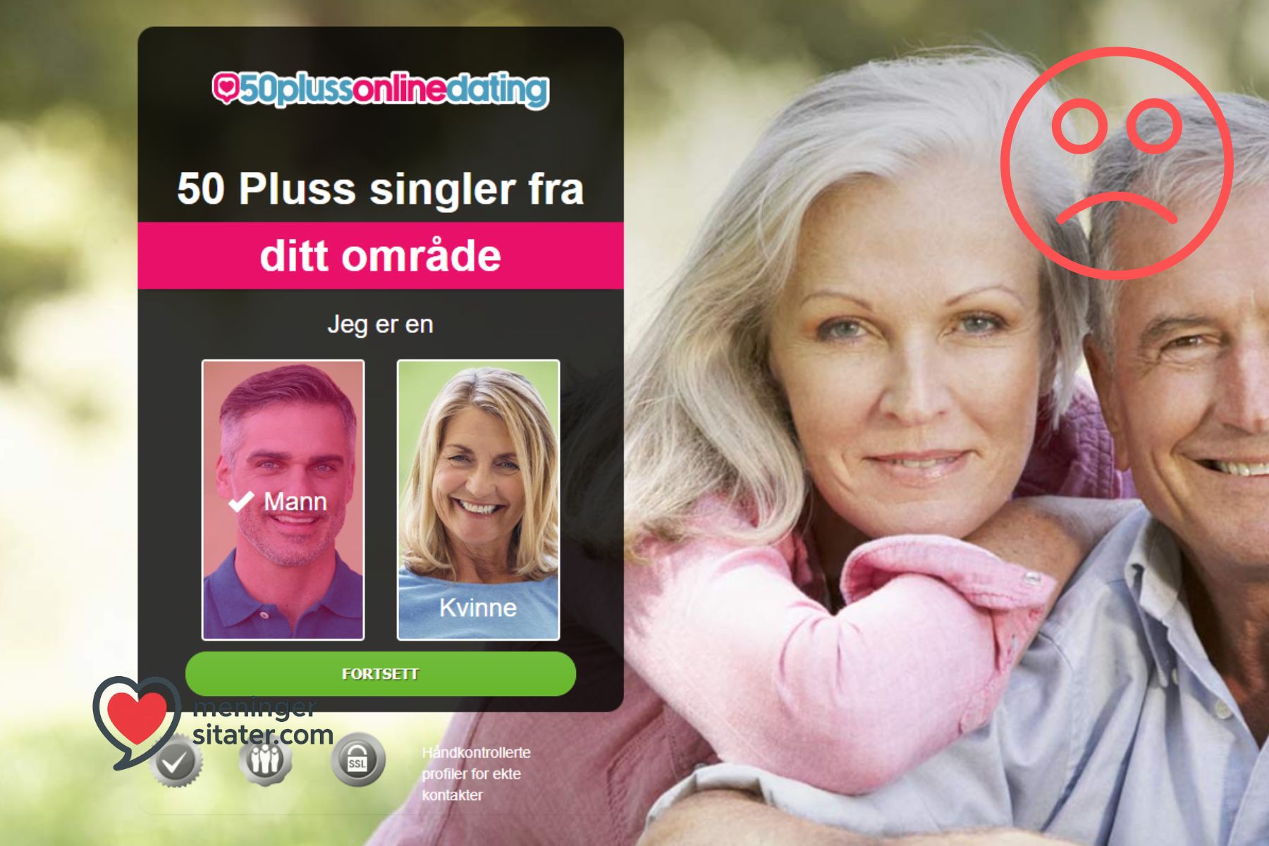 50 pluss online dating svindel
