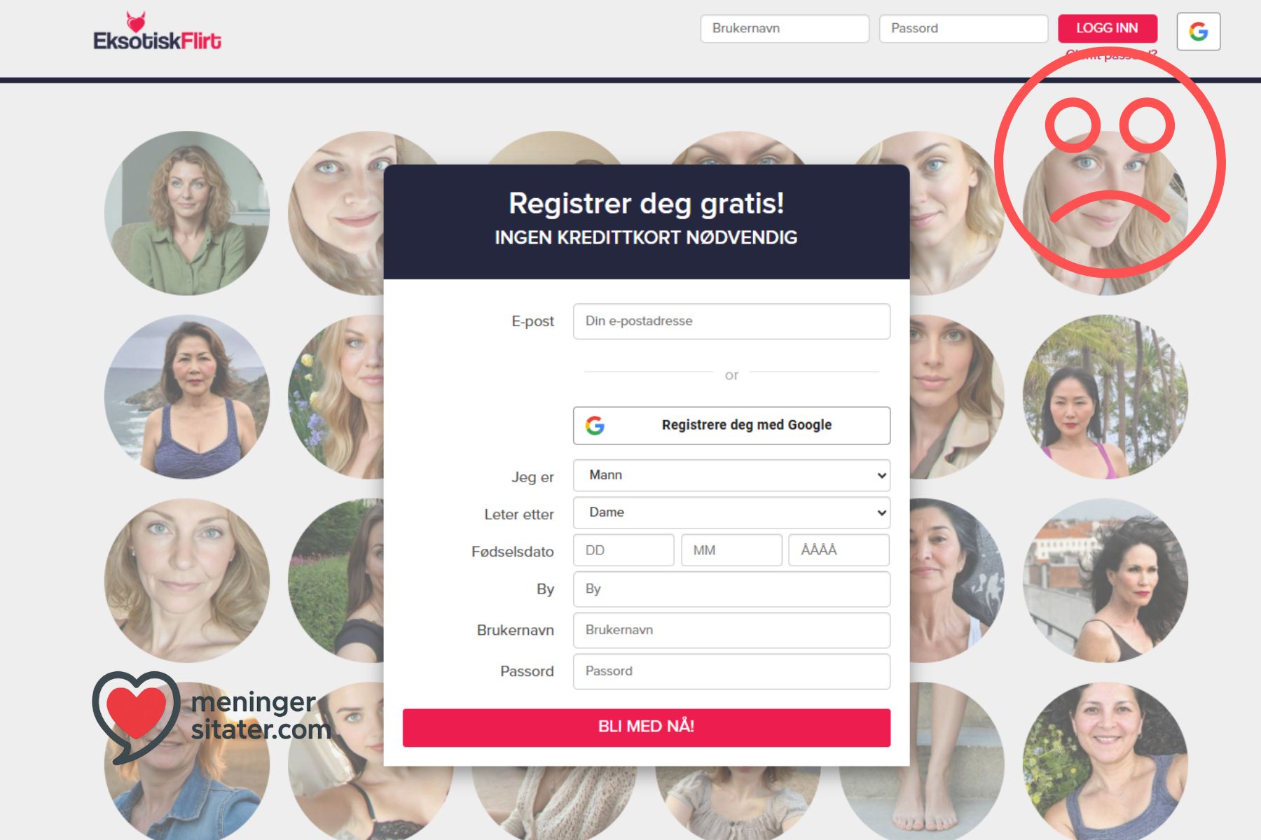 eksotiskflirt svindel