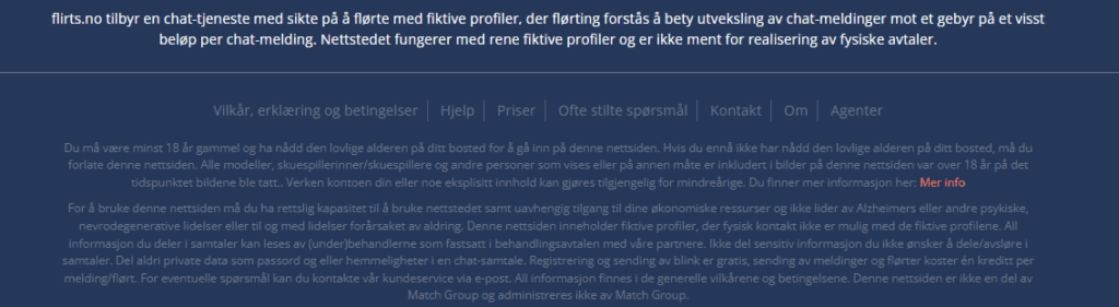 i teksten kan vi flere ganger lese bekjennelsen til de falske profilene.