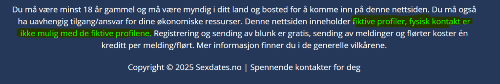 Allerede bunnteksten bekrefter at vi har å gjøre med en svindel.