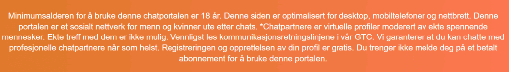 I bunnteksten finner du relevant informasjon om falske profiler.