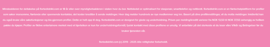 Flortedistrikt.com  falske profiler
