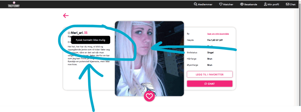profilen er falsk TreffEnNy.com