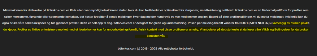 falske profiler TidForKos.