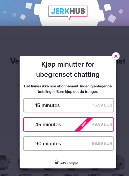 Hvor mye koster JerkHub pris